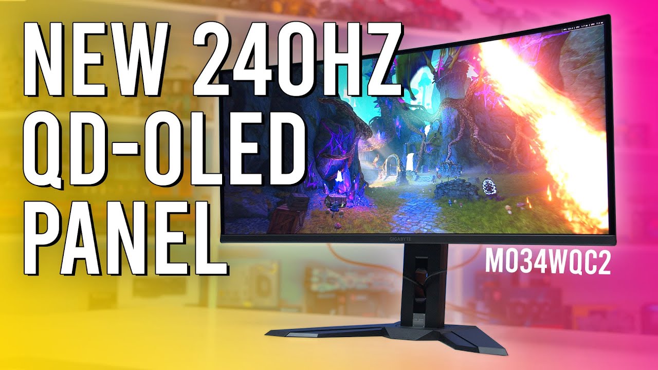 Are Newer, Faster QD-OLED Ultrawides Better? - Gigabyte MO34WQC2 Review