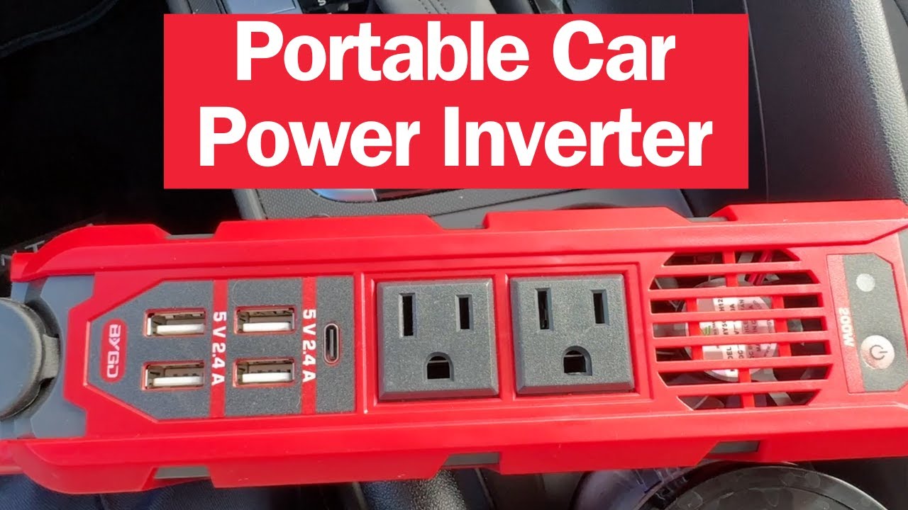 BYGD 200W - Portable Car Power Inverter