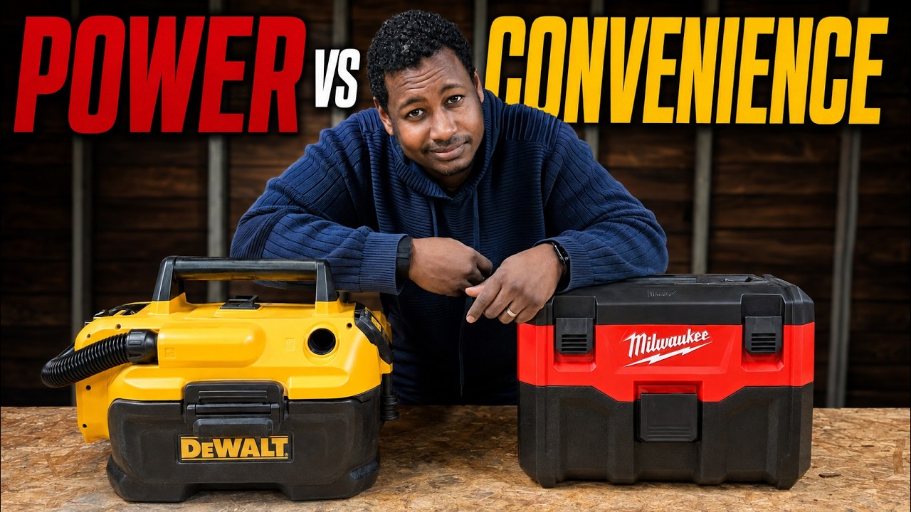 Пылесос для влажной и сухой уборки Milwaukee vs Dewalt объемом 2 галлона