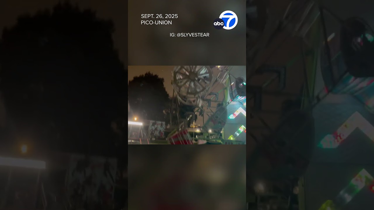 Carnival ride malfunctions during school 'Family Fun Day' event