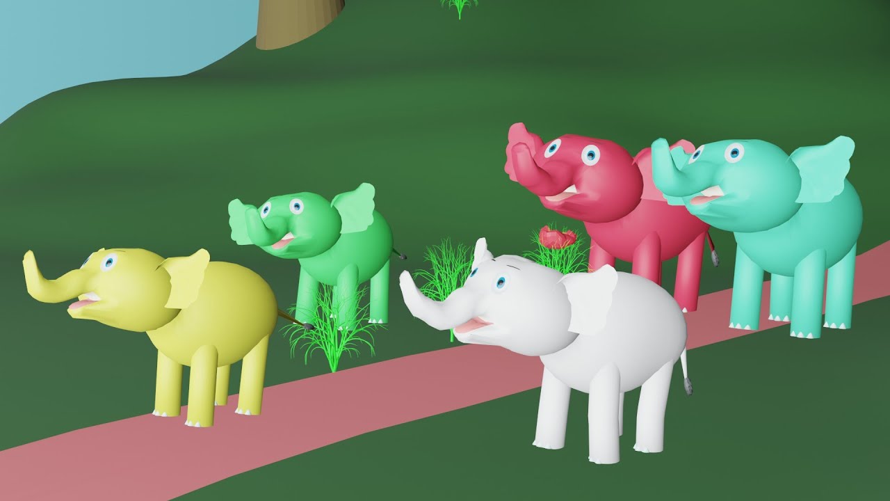 Ek mota hathi jhoom ke chala ! एक मोटा हाथी झूम के चला ! rhymes ! Nanoo