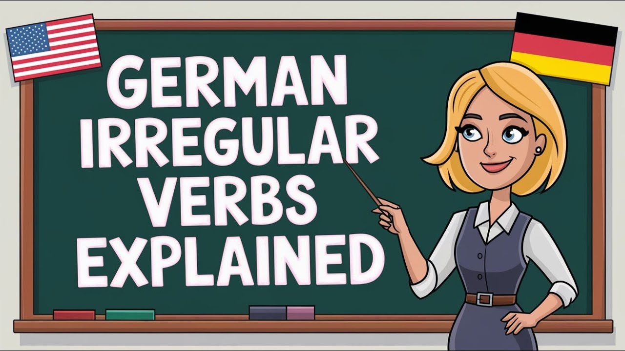German Irregular Verbs Explained | Strong Verbs Made Easy (A2) 📚 Learn German easily