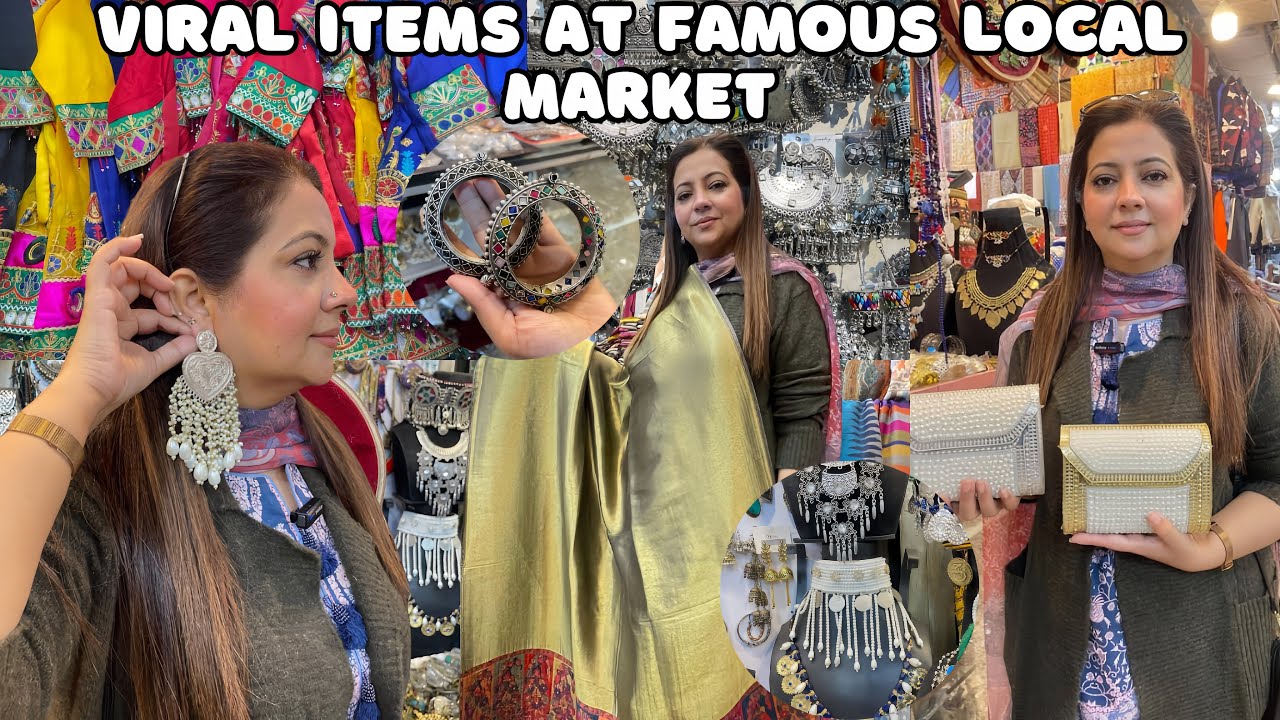 Viral Items| Kani Work Shawls| Famous Brand Stitched Suits| Designer Jewellery| Famous Local Market🎀