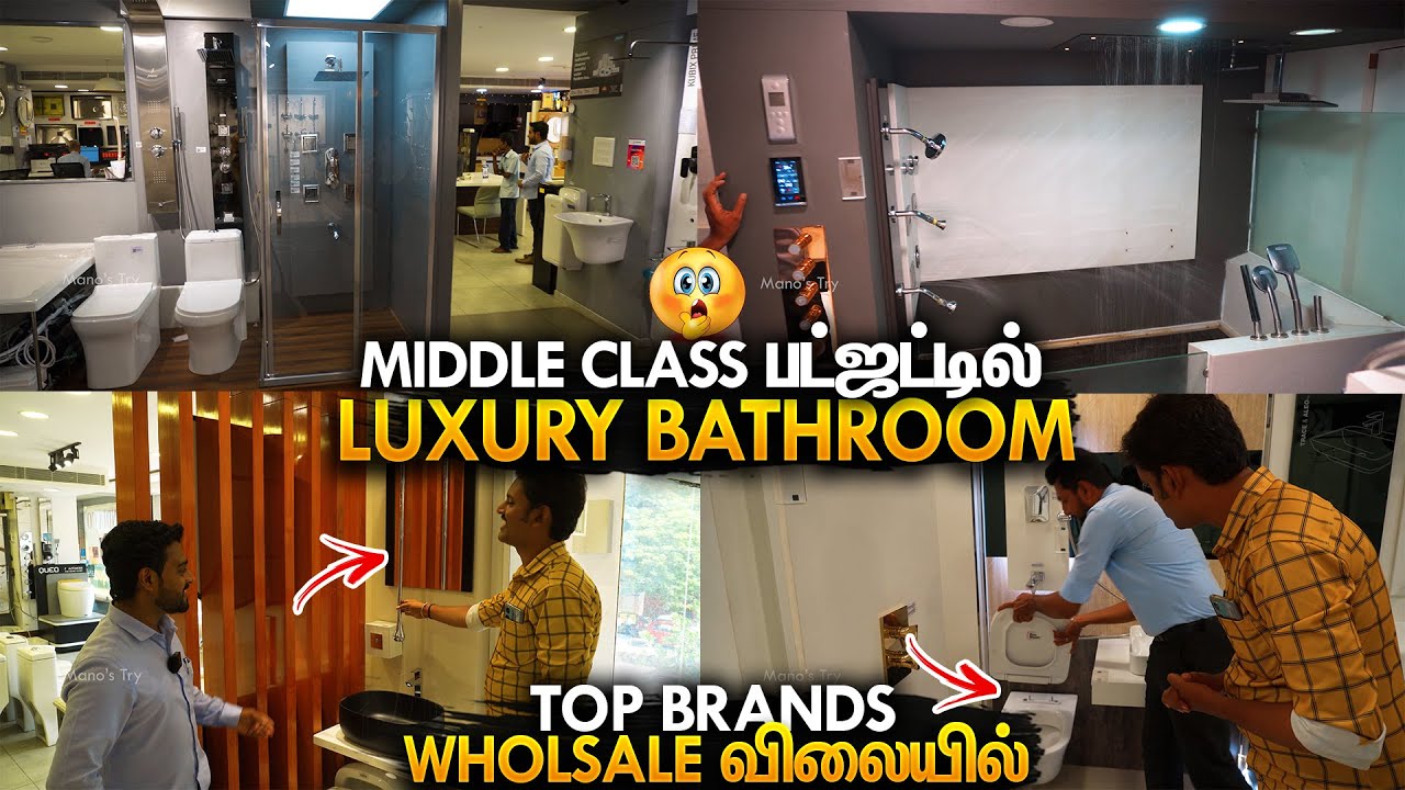 😲Latest Model Bathroom Design🛀, Fittings, Shower🚿, Sanitaryware🚽, Accessories At East India Company