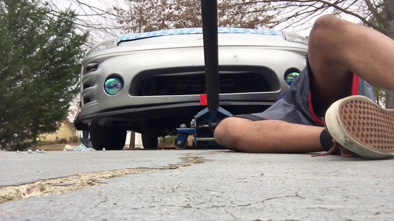 Installing a STI lip on my Eclipse!