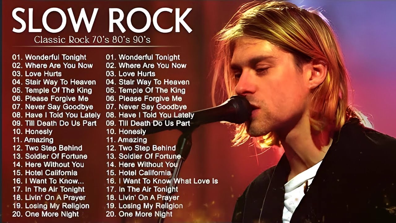 Air Supply, U2, Scorpions, Bon jovi, Guns N Roses, Aerosmith📀Slow Rock Love Song Nonstop 70s 80s 90