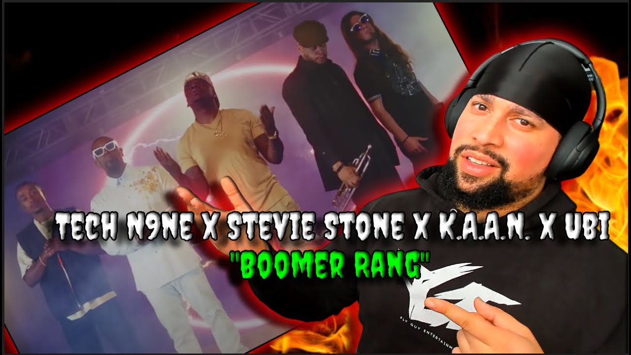 FIRST TIME LISTENING | Collabos x Tech N9ne x Stevie Stone x K.A.A.N. x Ubi - Boomer Rang