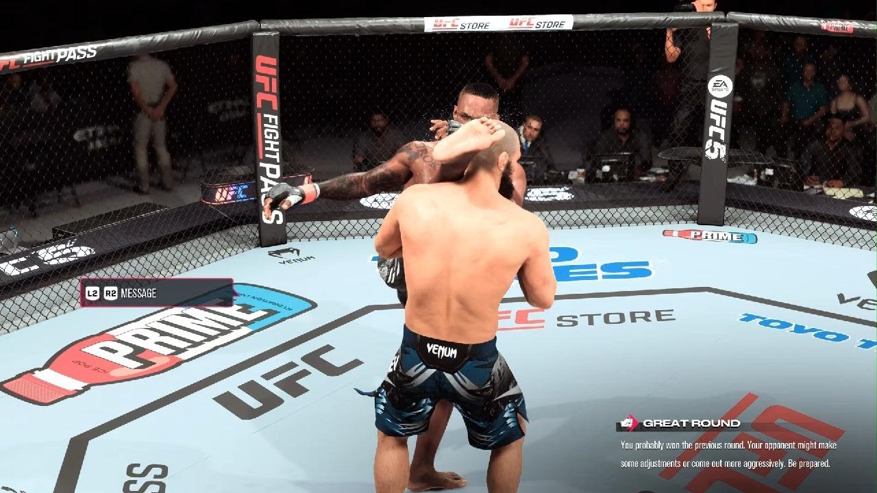 Khamzat Chimaev Vs Israel Adesanya UFC 5 lvl 99