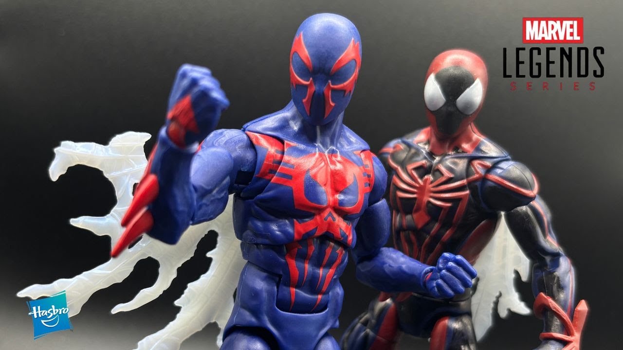 Marvel legends Spiderman 2099 Review - With special guest Spiderman Unlimited