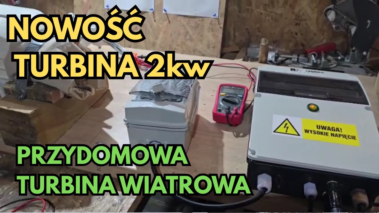 Nowość - przydomowa turbina wiatrowa 2KW