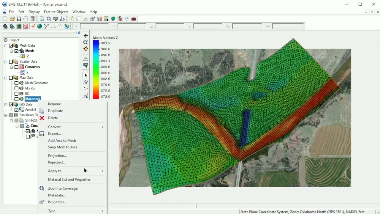 NHI Course 135095 Lesson 2 Demonstration: Setting Up and Running an SRH-2D Simulation