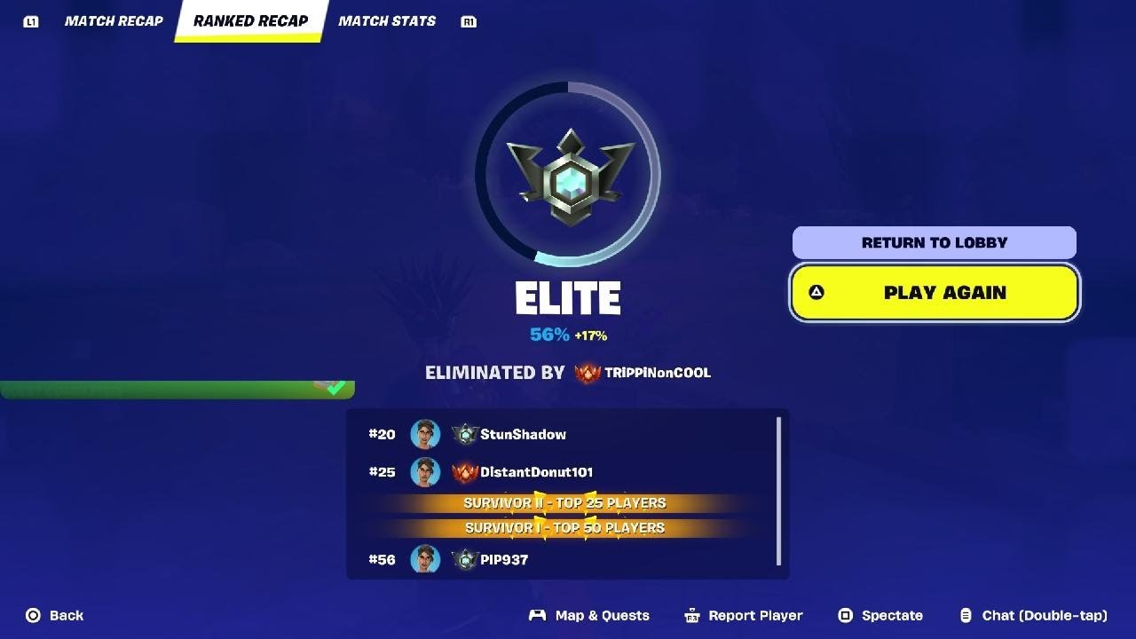 Fortnite_Progress to Champion Ranked BR