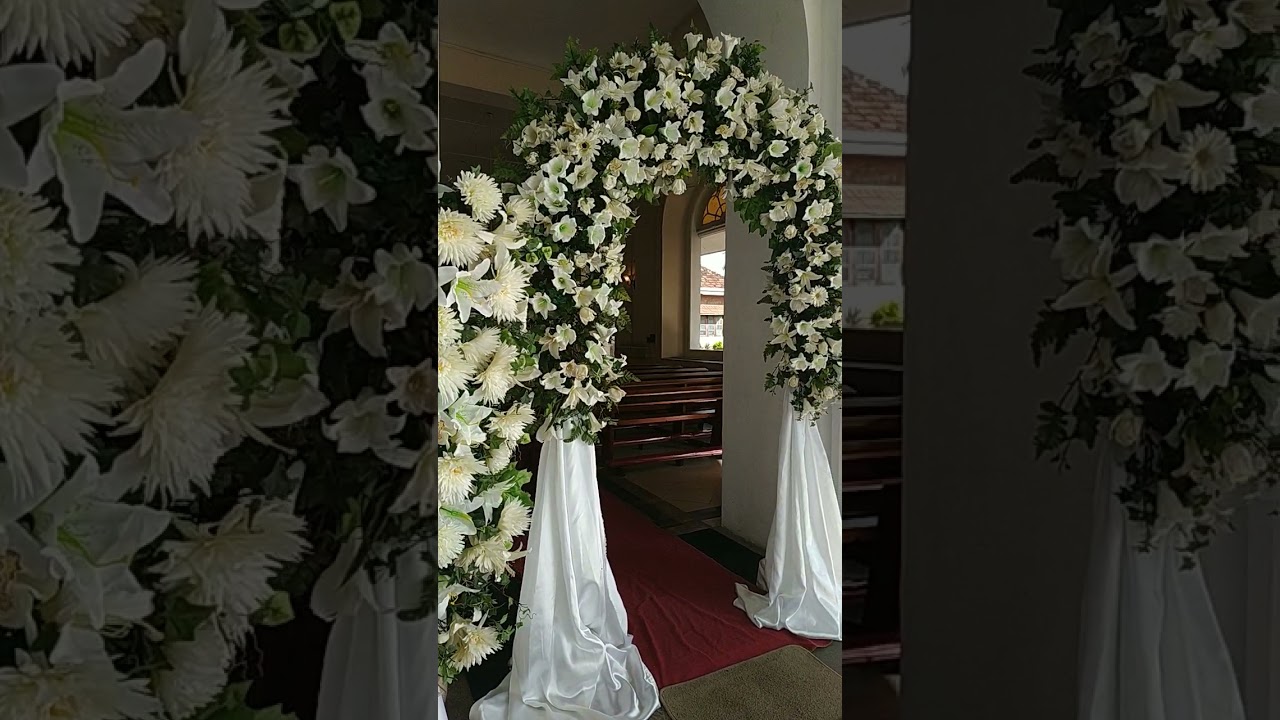 Wedding Flower Decoration at a Church