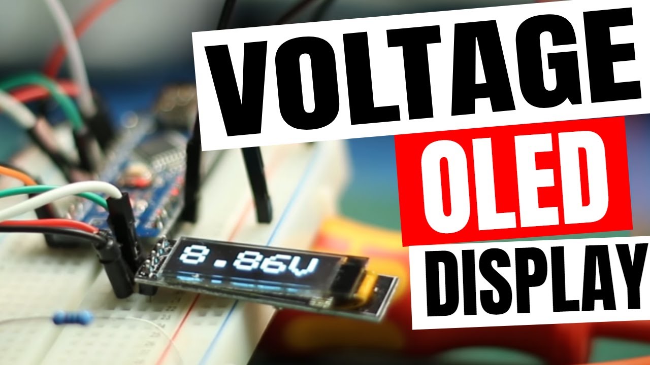 DIY Arduino Voltage Display OLED Display Tutorial