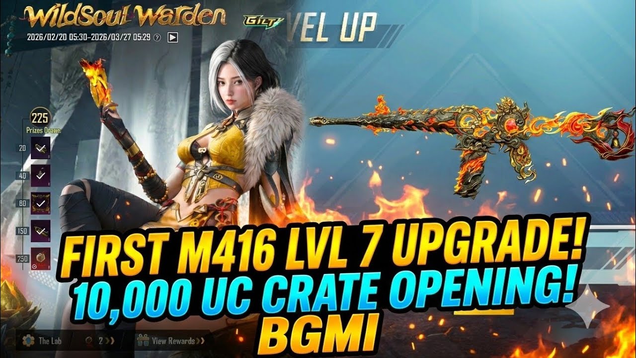 Is this the luckiest opening ever ? | FIRST ON YOUTUBE?! NEW M416 to Level 7! 🔥 | 10,000 UC