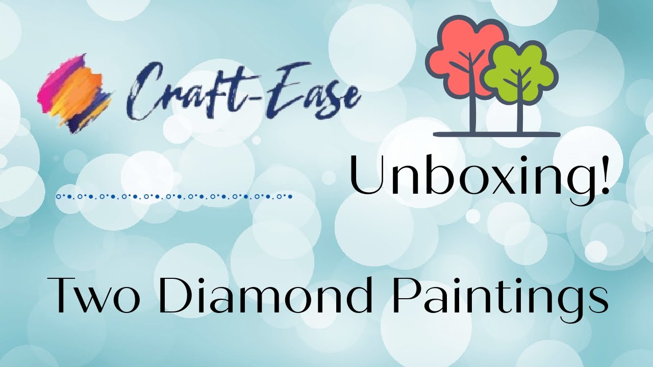 Craft Ease Diamond Painting Unboxing ~ Filmed December 21, 2023