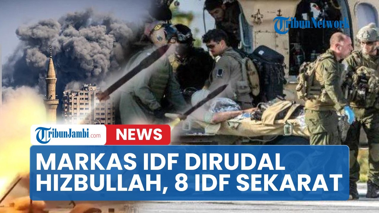 🔴Markas Pasukan Israel Hancur Dirudal Beruntun Sekutu Iran, 8 IDF Sekarat Dalam Serangan