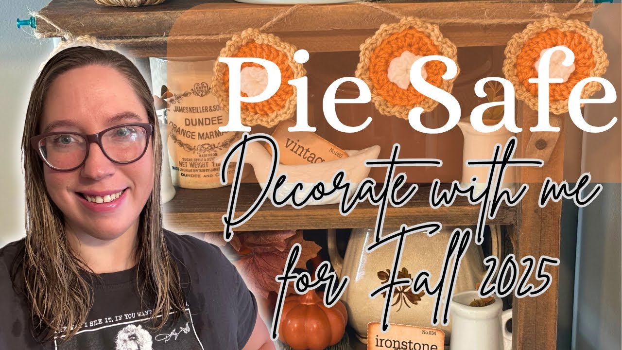 Antique Pie Safe Fall 2025 | Decorate With Me Cozy Autumn Home Decor 