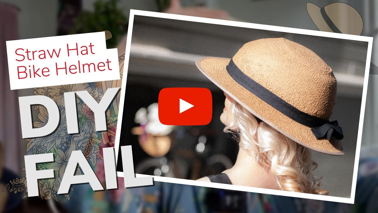 Can I make my own Straw Hat Bike Helmet?