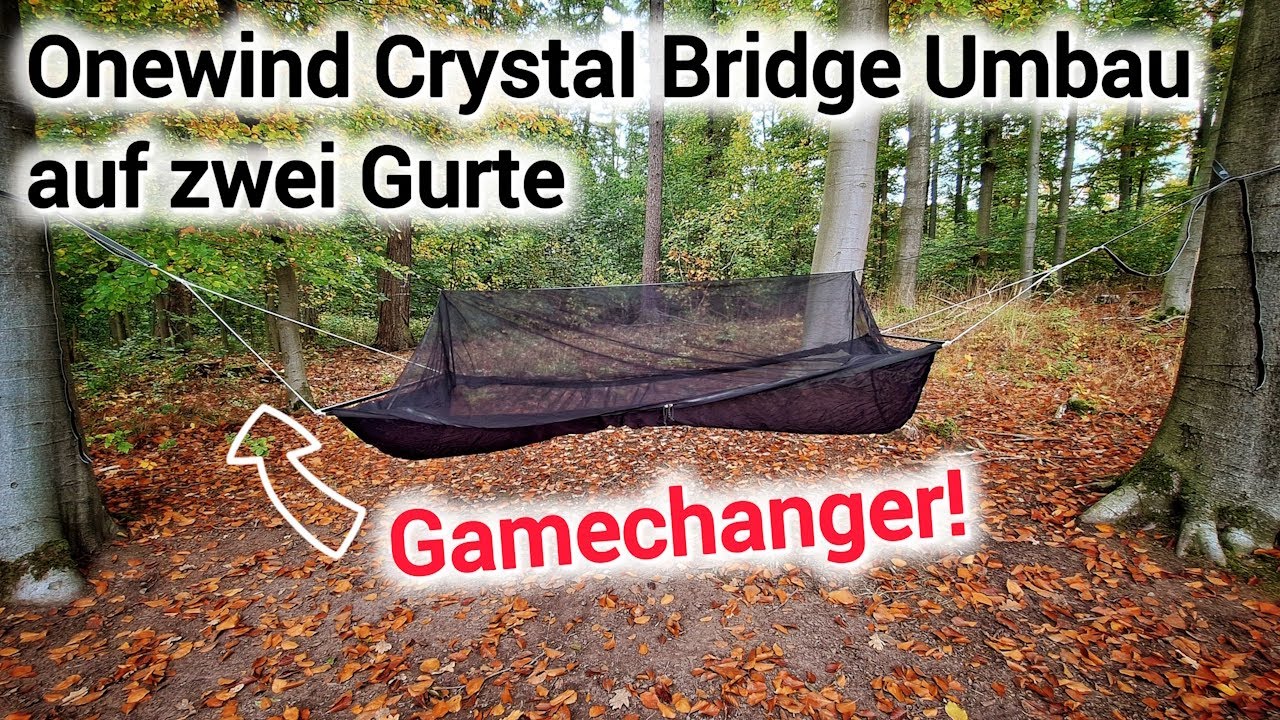 Onewind Crystal Bridge Umbau auf zwei Gurte #diy