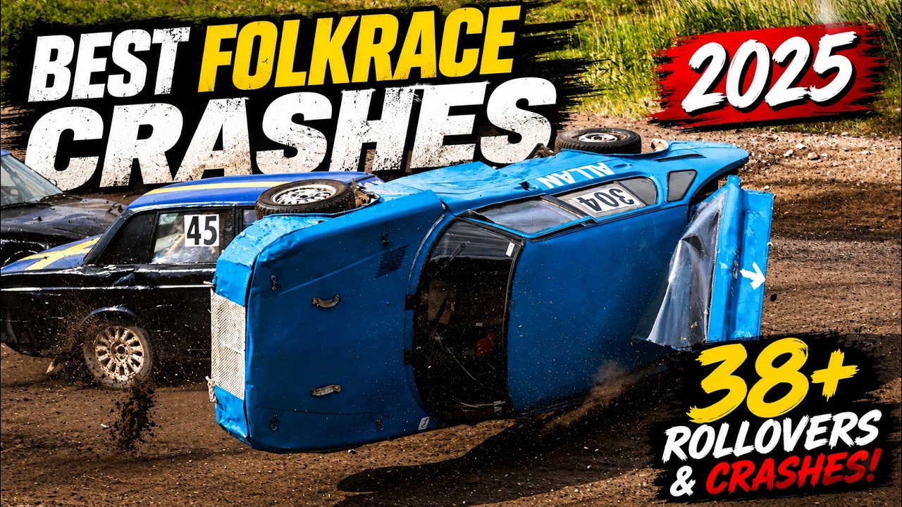 B&auml;sta Folkracekrascherna 2025 | 38+ Rullningar & krascher!