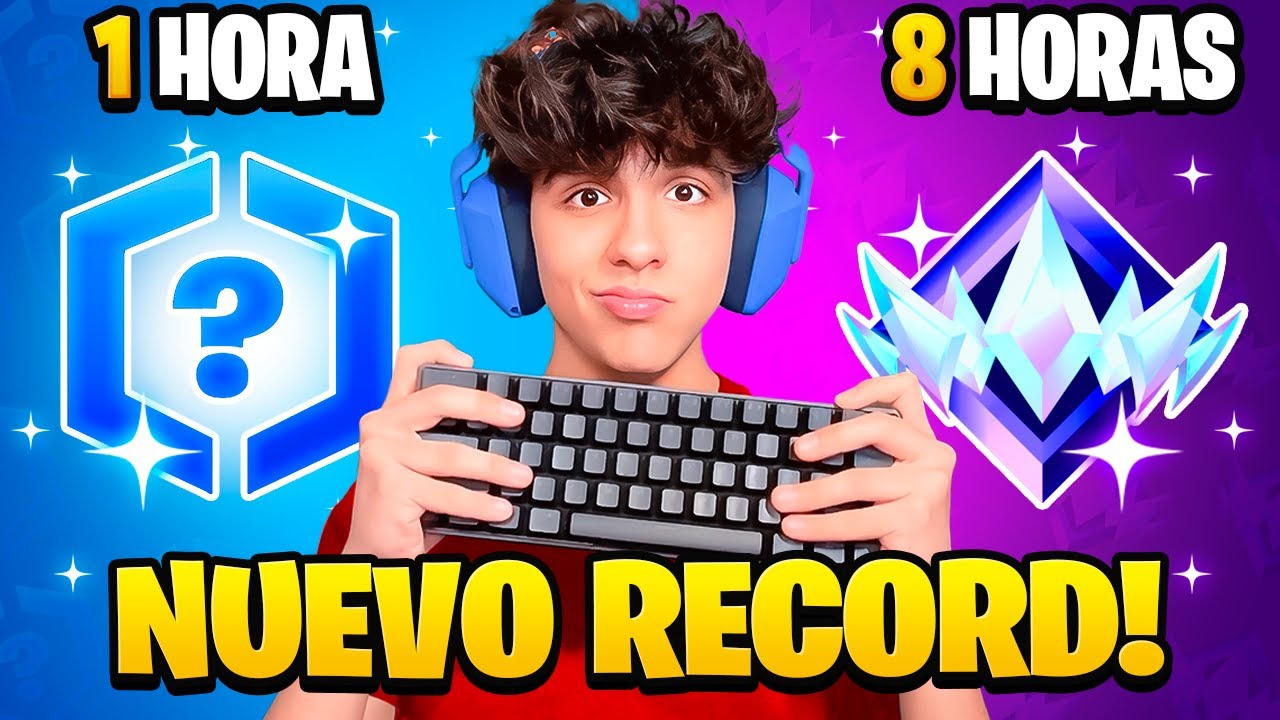 De BRONCE a UNREAL en TIEMPO RÉCORD (Speedrun Teclado)