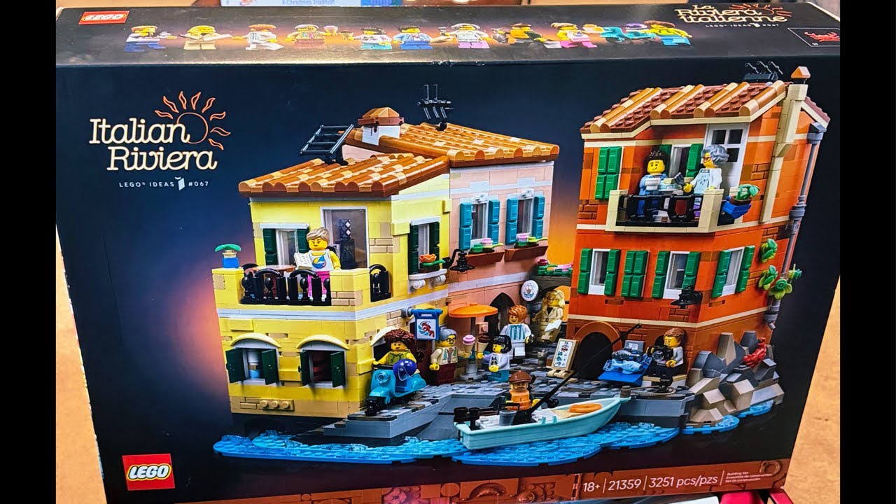 Onebrickatatime is live! Building the Italian Riviera. Part 2