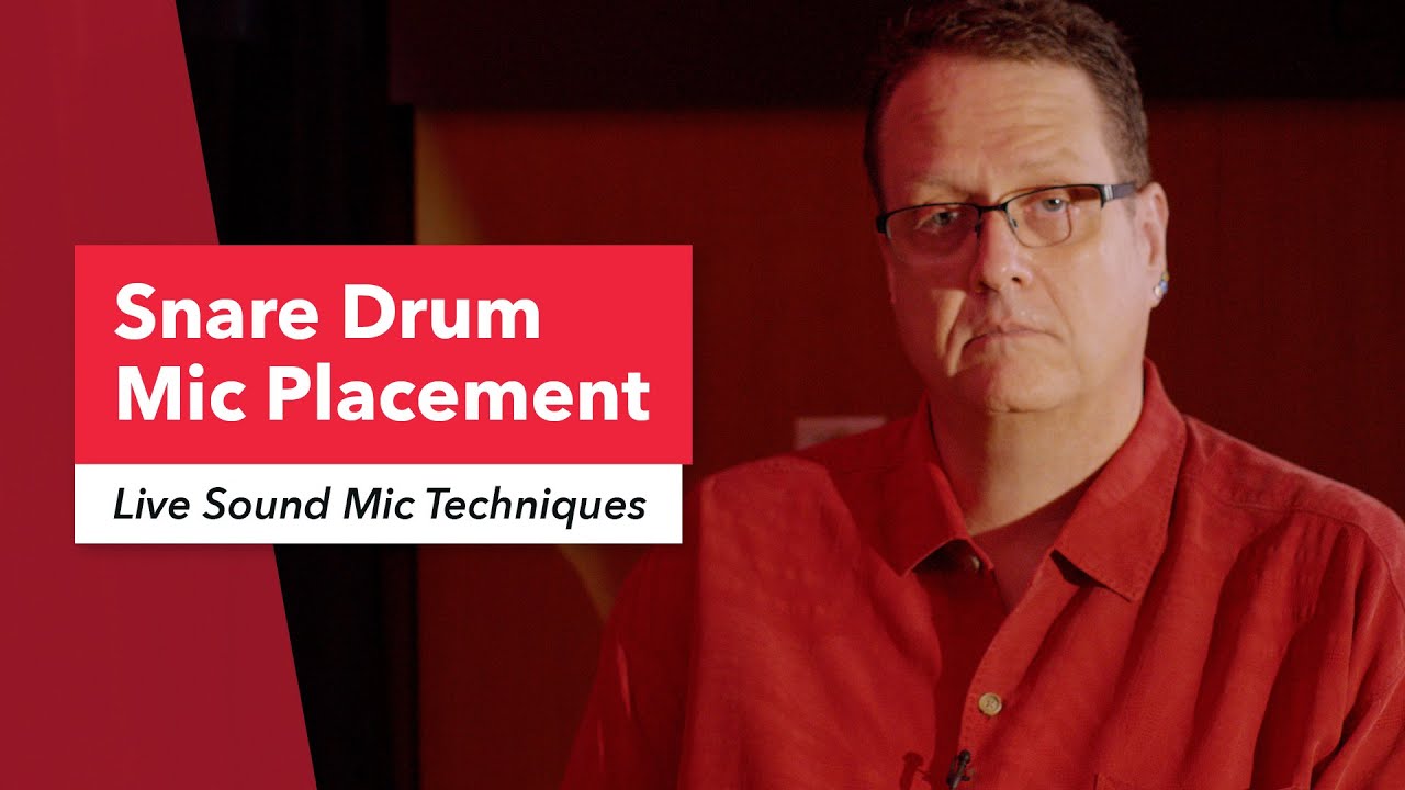 Snare Drum Placement: Microphone Techniques for Live Sound Production | FOH | Ken Pooch Van Druten
