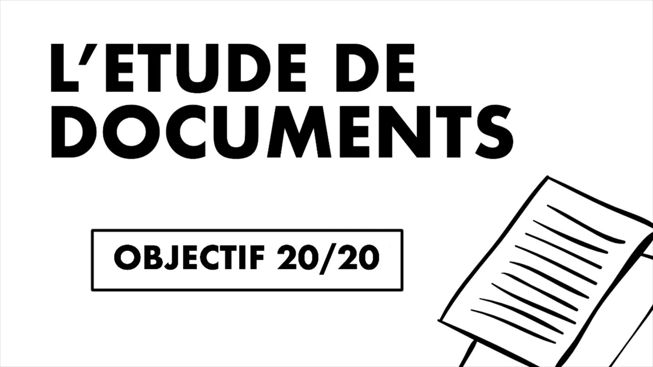 REUSSIR L’ETUDE DE DOCUMENTS EN SVT + CORRECTION TYPE