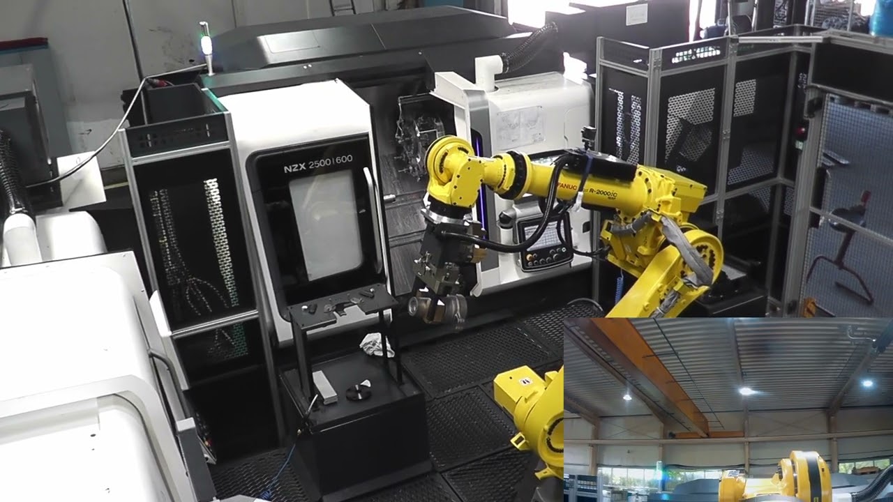 Probelauf: DMG MORI 2x NZX2500|600 + FANUC R2000iC