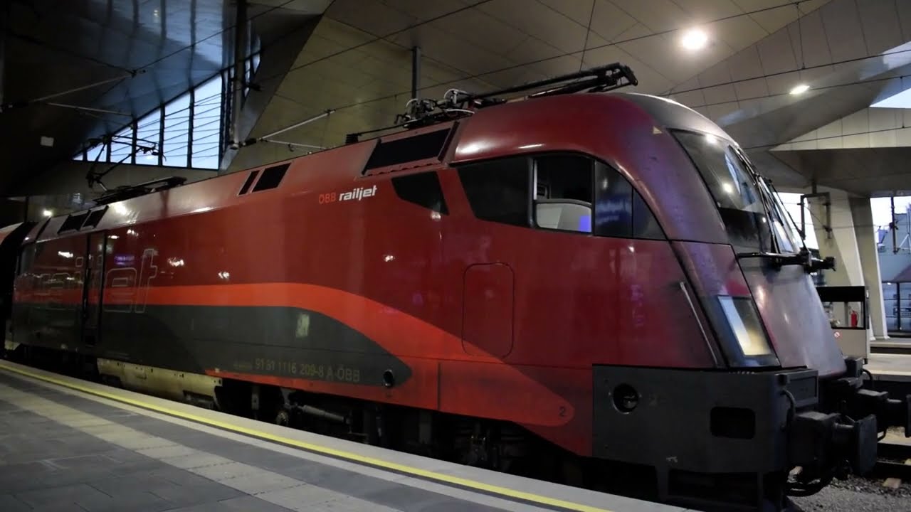 [ÖBB] Railjet Taurus best starting sound train