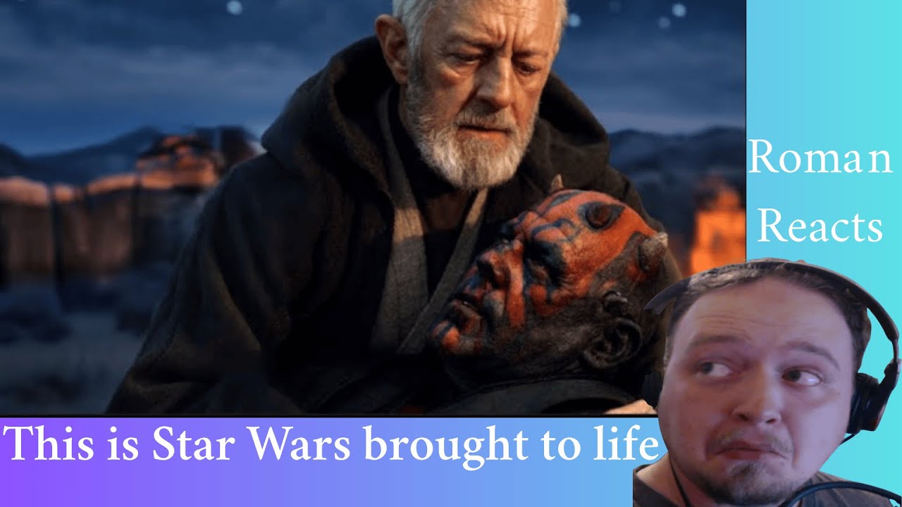 Roman Reacts| Star Wars: Obi-Wan Kills Darth Maul (Live Action)