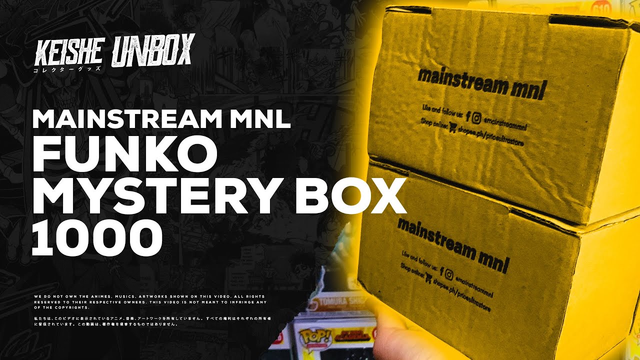 $40 ($20 EACH) FUNKO POP! MYSTERY BOX (MAINSTREAM MNL) (GRAIL INSIDE)