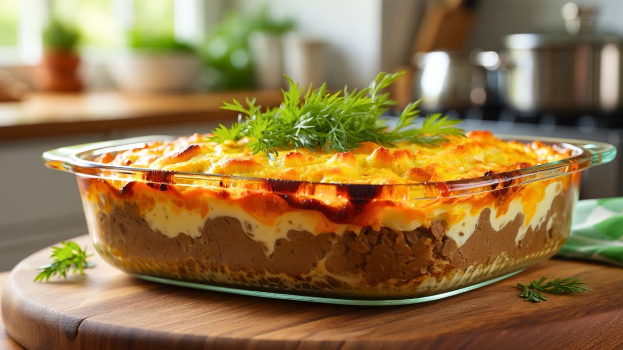 Gebackene Hühnerleber mit Käse – ein einfaches und leckeres Abendessen