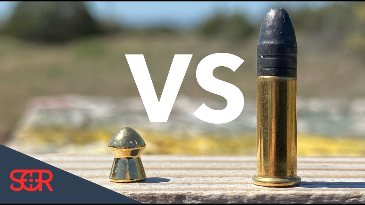 22LR против 22 пневматического оружия — ТЕСТ МОЩНОСТИ!