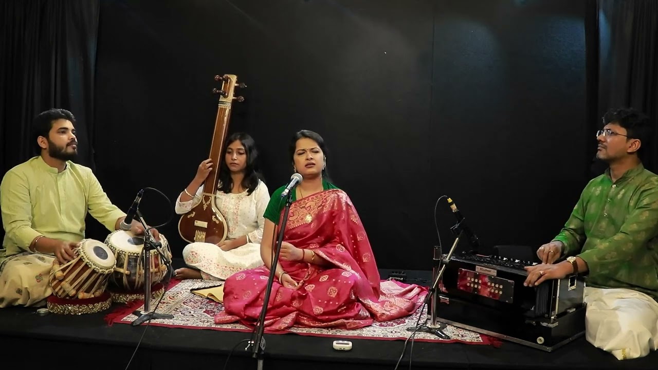 SOMDATTA CHATTERJEE SINGING RAGA  MARWA, YAMAN AND A THUMRI CURATED BY MIHIR THAKORE