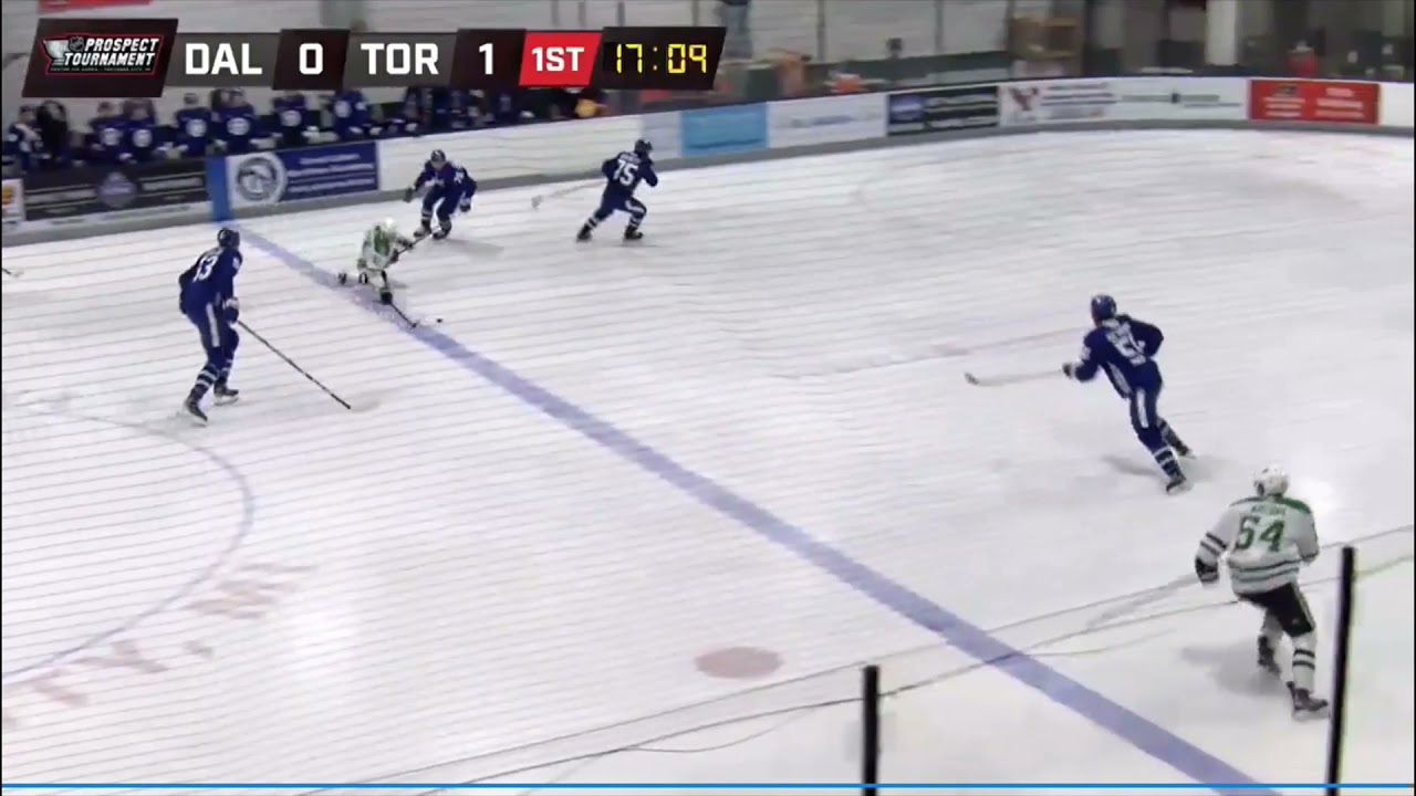 Fredrik Karlstrom in the Traverse City Prospect Tournament
