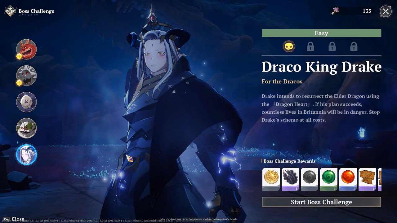 7DS ORIGIN | CBT1 | D&eacute;couverte Boss Challenge | DRACO KING DRAKE