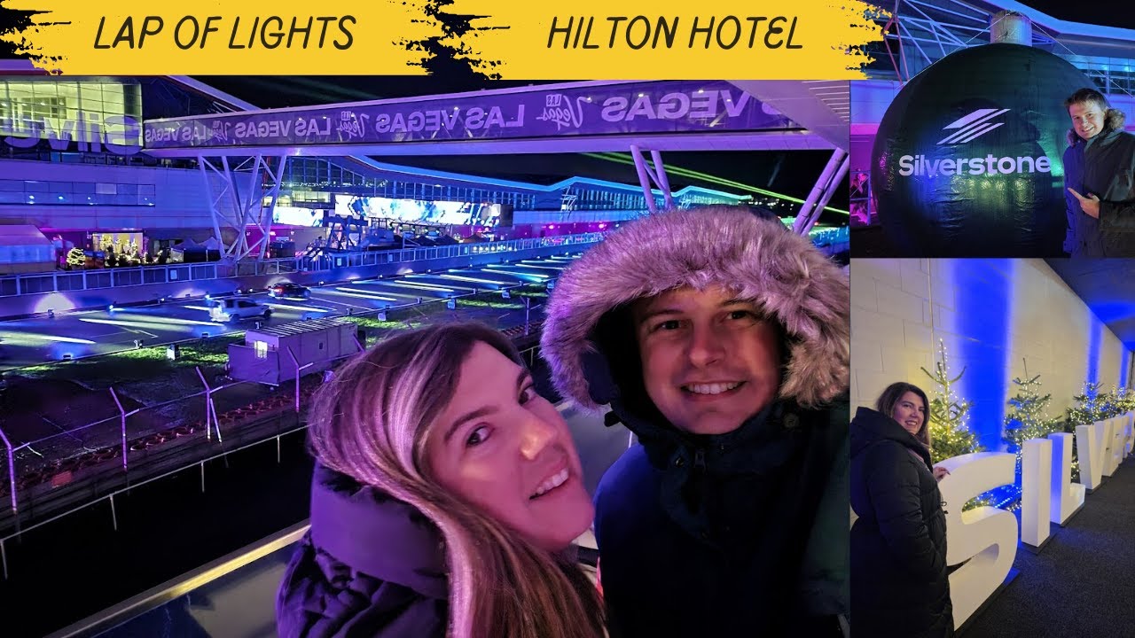 Silverstone Lap of Lights 2025 / Hilton Garden Inn Track View Room looking at the AMAZING Lights!