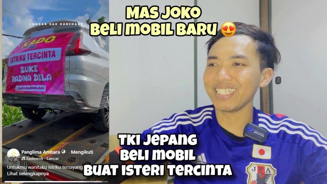 MAS JOKO PULANG INDONESIA BELI MOBIL BARU BUAT ISTERI TERCINTA!! ROMANTISNYA | TKI JEPANG