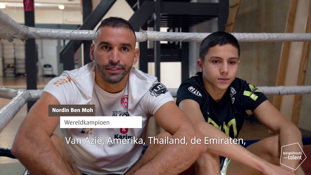 Borgerhouts Talent - kickbokers Nordin Ben Moh en Ilias Haddouti