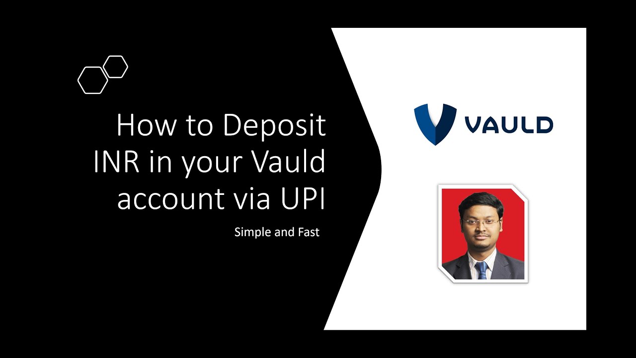 How to deposit INR in Vauld using UPI?Simple and Fast