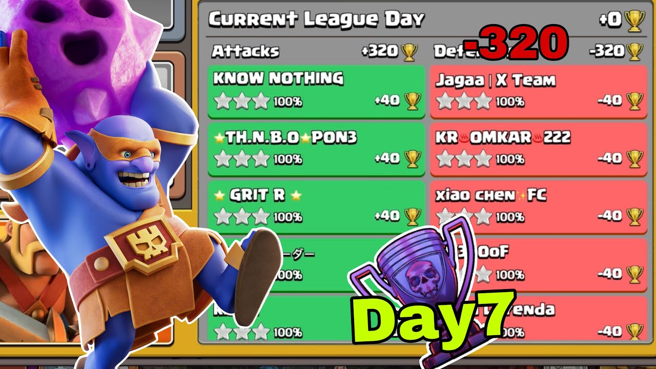 super bowler smash attack th16|legend league attacks march season day7|clash of clans