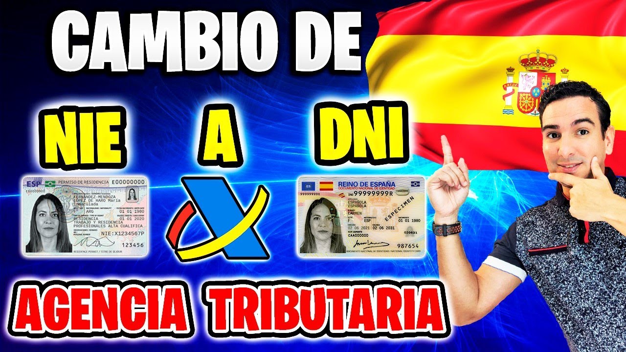 ✅ Como cambiar de NIE a DNI en la AGENCIA TRIBUTARIA en España 📝 Cambio de Datos en HACIENDA en 2025