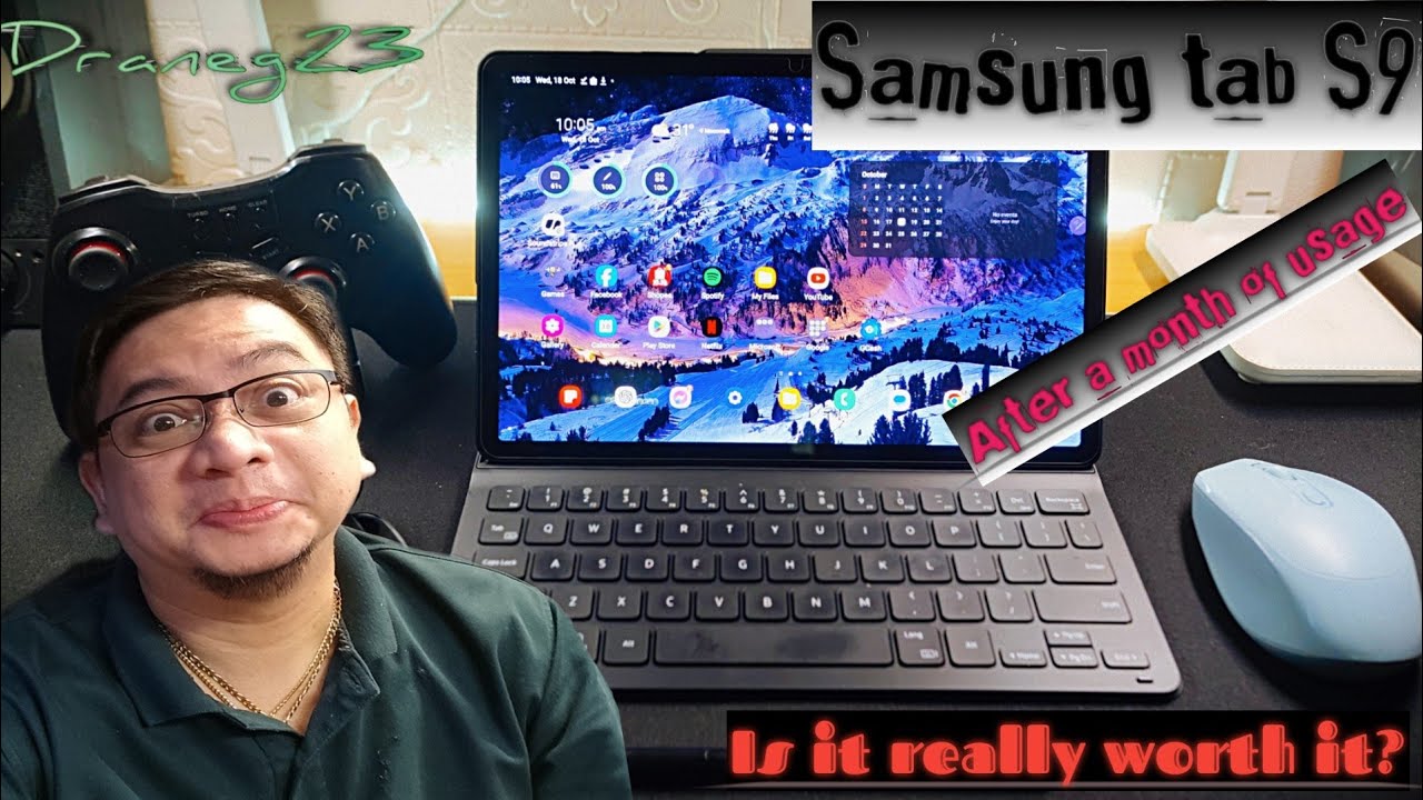 The all new Samsung galaxy tab S9.... After 1 month