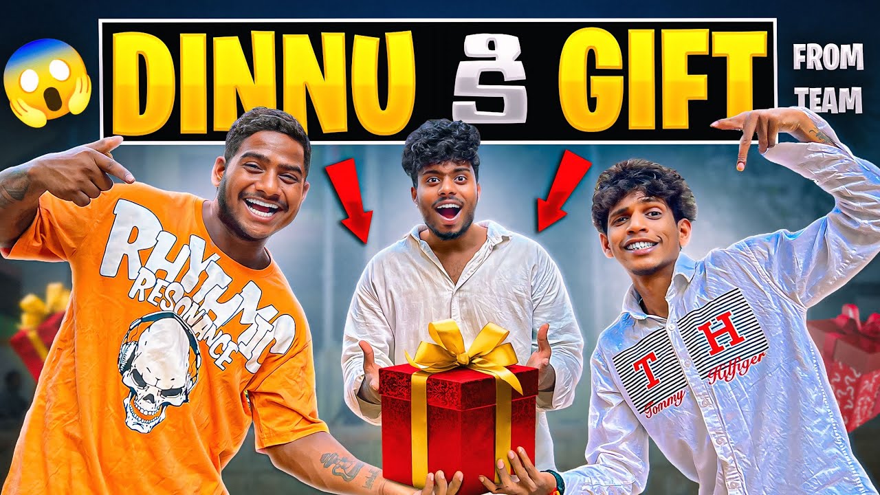 Dinnu ki gift from team  😂🙆🏻‍♂️