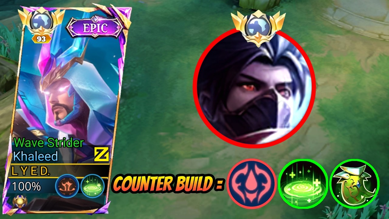 SORRY HAYABUSA! THIS BROKEN KHALEED ROAM SUSTAIN BUILD IS UNKILLABLE! - MLBB