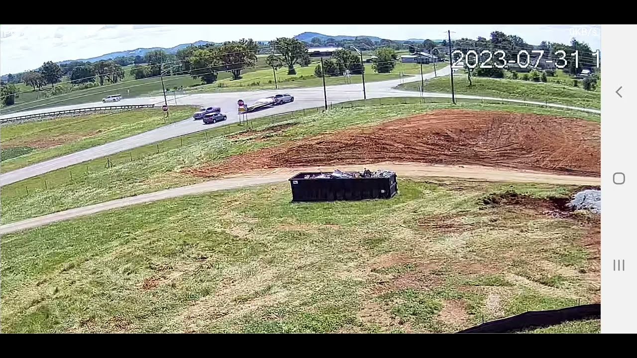 Accident Near Construction Site Captured on Security Camera | Why Monitoring Matters