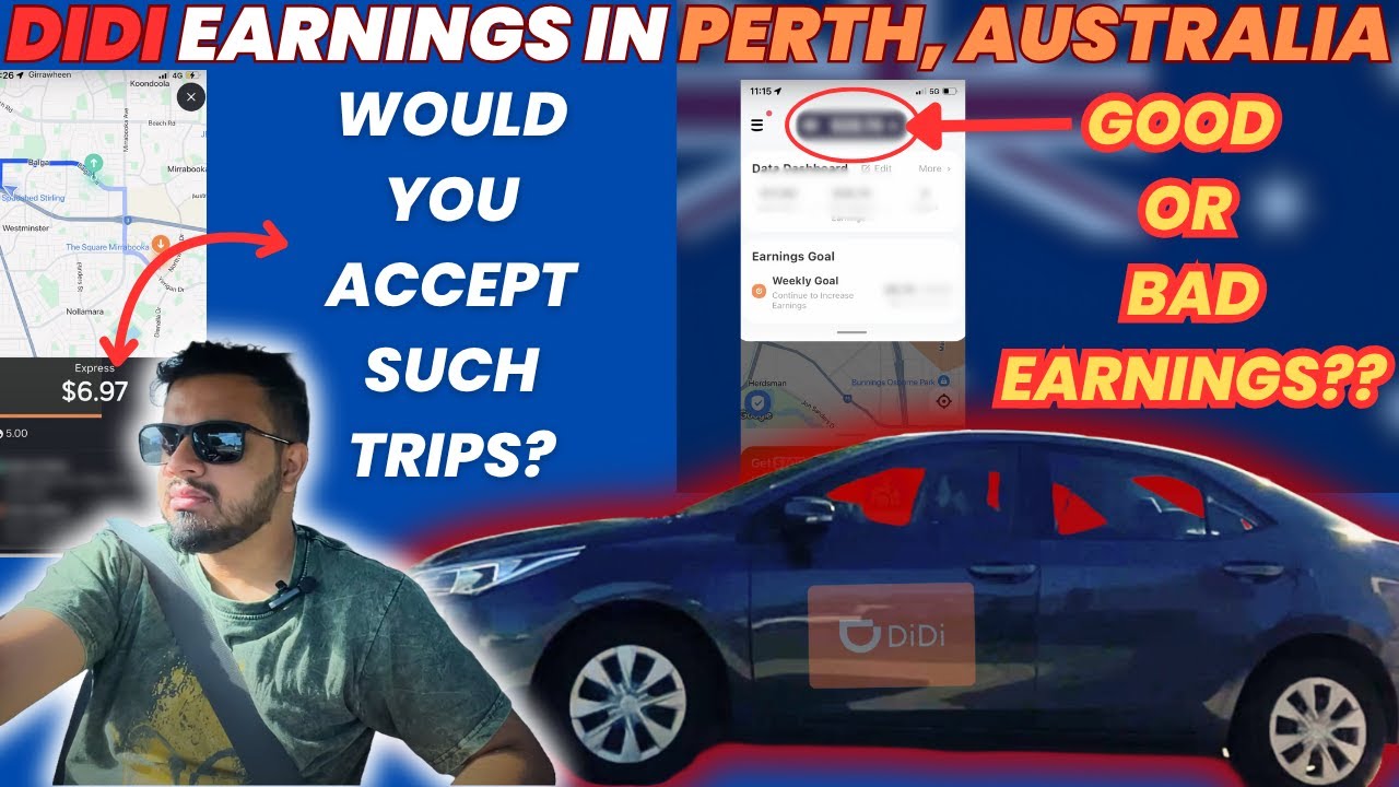 DIDI EARNINGS IN PERTH | WESTERN AUSTRALIA | RIDESHARE