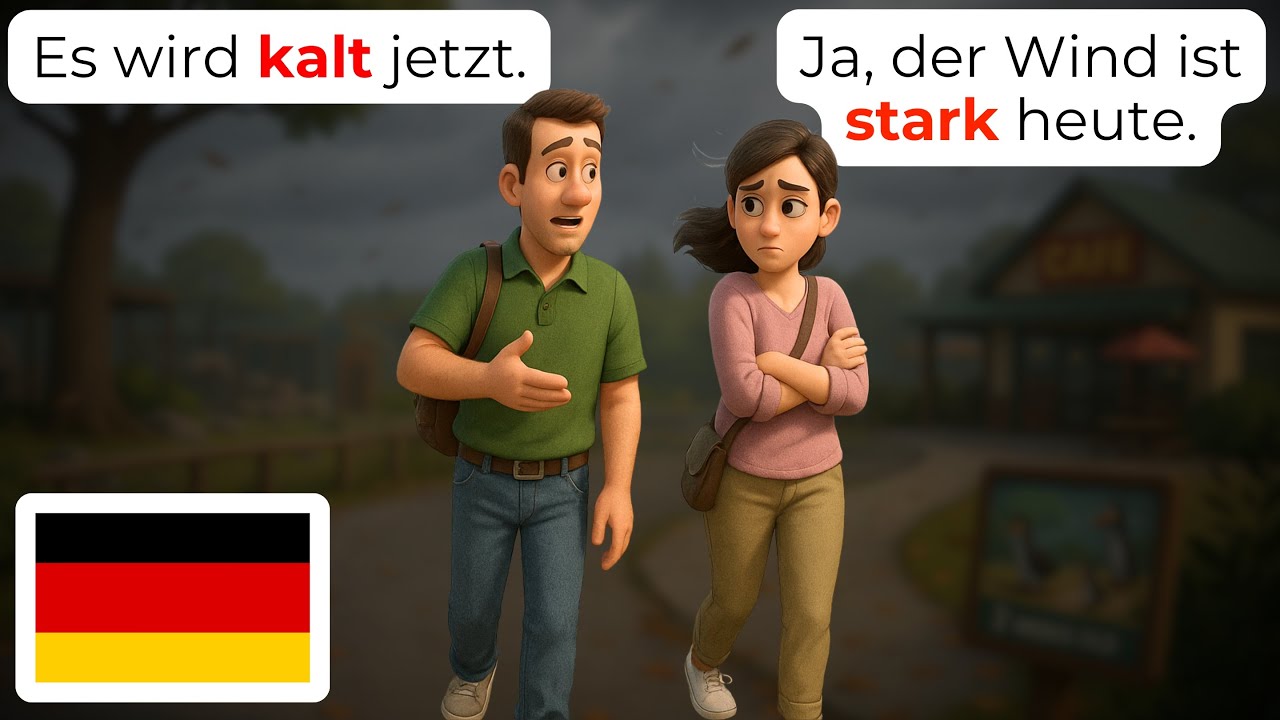 🇩🇪 Лексика Зоопарка Через Реальные Разговоры | A1-A2 | Учите Немецкий для Начинающих